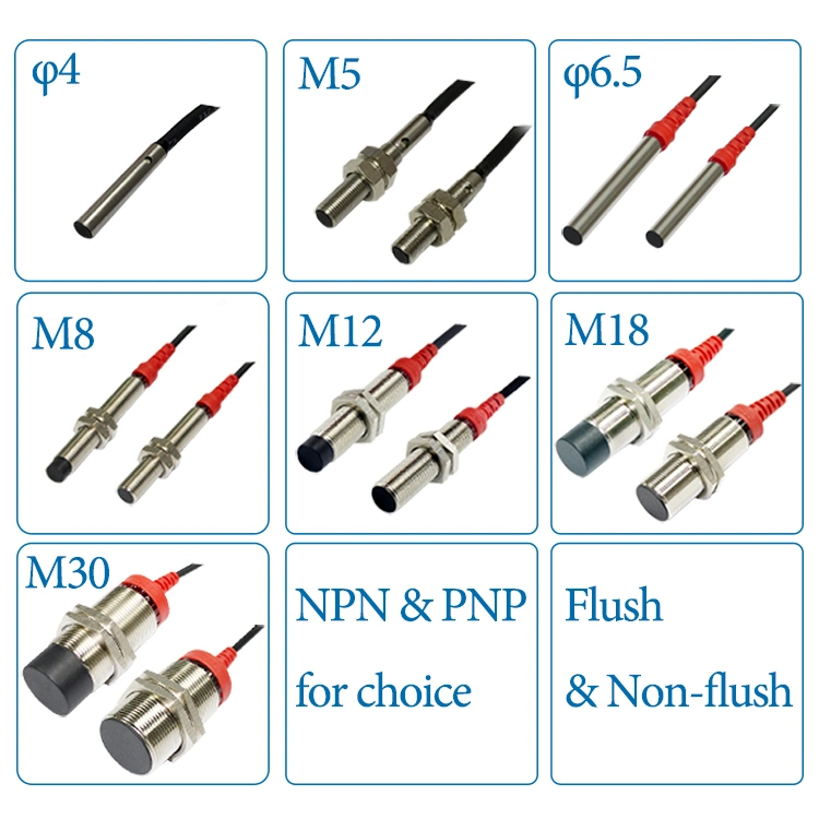 Rts Shielded Metal Detection M18 Proximity Switch with CE